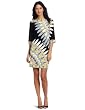 Donna Morgan Womens Printed Jersey Shift Dress
