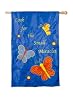 Look for the Small Miracles Garden Size Flag