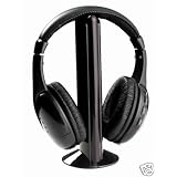 5 in 1 Wireless Hi-fi Headphone Earphone MP3 TV PC Chat