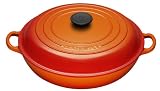 Le Creuset Cast Iron Shallow Casserole Try Me, Volcanic, 22 cm