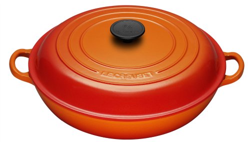 Le Creuset Cast Iron Shallow Casserole Try Me, Volcanic, 22 cm
