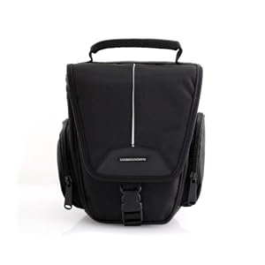 CaseCrown DSLR Adjustable Canvas Travel Camera Case for the Canon EOS Rebel T1i 15.1 MP CMOS Digital SLR Camera Carrying