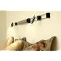 Dual Adjustable Satin Silver Finish Cordless Reading Lamps for the bedroom wall,