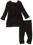 Little Ella Baby-girls Infant Faithful Tunic Set, Black, 12-18 Months