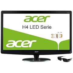 Acer HN274Hbmiiid 68,6 cm (27 Zoll) 3D LED Monitor (Full-HD, VGA, DVI, HDMI, 2ms Reaktionszeit) schwarz inkl. Nvidia 3D Shutter Brille
