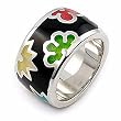 Black With Multi-Color Designo Band Ring