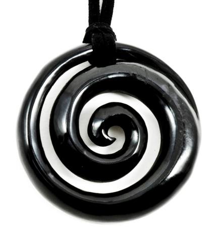 Spiral Pendant Organic Jewelry of Bali