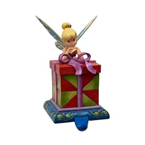 Disney Traditions designed by Jim Shore for Enesco Tinker Bell Stocking Hanger Figurine 6.75 IN