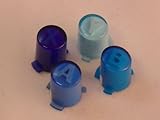 Blue ABXY buttons for Xbox 360 controller (A B X Y) Custom mod