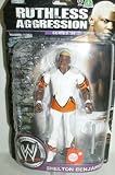 Wwe - Figurine Catch Articulée Ruthless serie 33 Agression 19 cm avec Accessoire Shelton Benjamin