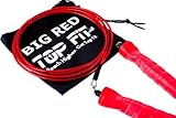 Crossfit Jump Rope For All Fitness Levels-Shape Up Faster With An Amazing Fat-Burning, Cardio Workout Experience. "Big Red" Works Great With Any Crossfit Workout & Makes Double Unders Easy. Comes With FREE Travel Bag & Training Manual With 4 Fat-Burning Workouts Including Special Product Bonuses. No Hassle 30 Day Return. Product Guarantee.