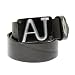 Armani Jeans black leather belt. AJM0007