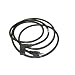 Interpower 70403030244 North American Cord Set, NEMA 5-15P Plug Type, Angled IEC 60320 C13 Connector Type, Black Plug Color, Black Cable Color, 13A Amperage, 125VAC Voltage, 2.44m Length