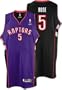 Jalen Rose Purple Reebok NBA Swingman Toronto Raptors Jersey