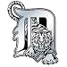 Detroit Tigers Silver Auto / Truck Emblem