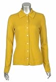 Sutton Studio Cashmere Button Front Shirt Sweater Petite