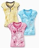 Beautees Girls Glitter Tee
