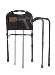 Standers Stander Bed Support Handle With Mobility Arm & Pocket Organizer, Metallic Black, Universal