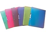 Bantex Snap A4 purple two ring binder made from durable translucent material, EACH