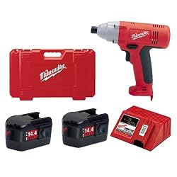 Milwaukee 9081-22 14.4-Volt 1/4-Inch Hex Impact Driver Kit