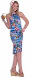 Happy Hour Hawaiian Vacation Tourist Lady Costume Adult