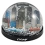 City of Chicago 3D Skyline Water Globe