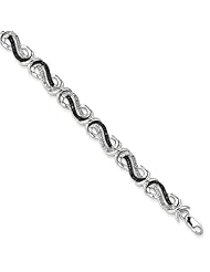 Sterling Silver Diamond Bracelet