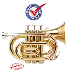 Merano Lacquer Pocket Trumpet With Cas, WALPOKL
