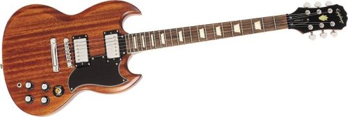 MusicalInstruments: Epiphone Vintage G 400 Electric Guitar, Worn Brown