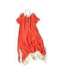 Summer Short Sleeves Polyester  Dress