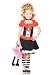 3Pc Lil Queen Of Hearts Girl's Cute Kids Costumes