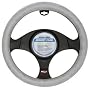 Memory Foam Steering Wheel Cover - Grey