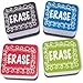Ashley Mini Whiteboard Erasers Chalk, 2"x1-1/2"x3/4", 10/PK, MI (3 Pack)