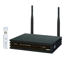 PLANEX iPhone 3G対応 11n Draft2.0/g/b対応 高速300Mbps 無線LANルータ&無線LAN USBアダプタセット MZK-W300NHPU