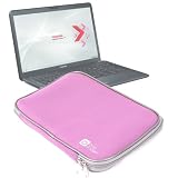 DURAGADGET Stylish Pink Neoprene Laptop Case For Toshiba Satellite C670D & Satelllite L755 17.3"