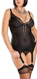 Escante Women's Vintage Vamp 3 Piece Lingerie Set - 27798H
