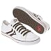 DVS Women's Regency (White/Brown Canvas 8.5 M)
