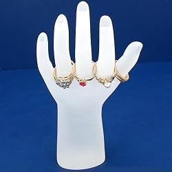 White Hand Bracelet Necklace Chain Jewelry Showcase Display Unit