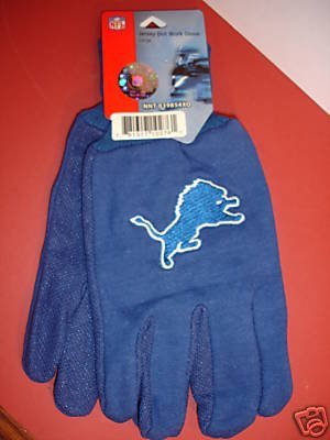 NFL Detroit Lions Jersey Dot Work Glove