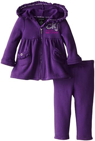 Calvin Klein Baby-Girls Infant Hoody with Pull On Pants