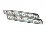 Produkt-Bild: FK Automotive FKXLDL010113 LED Tagfahrlicht mit Standlichtfunktion universal, chrom, mit 18 Hochleistungs-LED je Seite, 12V