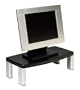3M MS90B - Soporte de pie para pantalla plana (18.1 kg, Negro, Plata) , color: Black, Silver