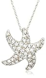 10k White Gold Diamond Star Pendant (1/2 cttw, I-J Color, I3 Clarity)