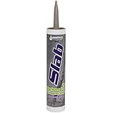 Sashco Slab Concrete Crack Repair Sealant, 10.5 oz Cartridge, Gray (Pack of 1)