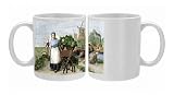 Dutch canal and tow-path, 1800s Photo Mugs