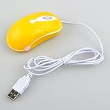 Neewer New USB PC Laptop Computer Optical Mouse *Yellow and White*