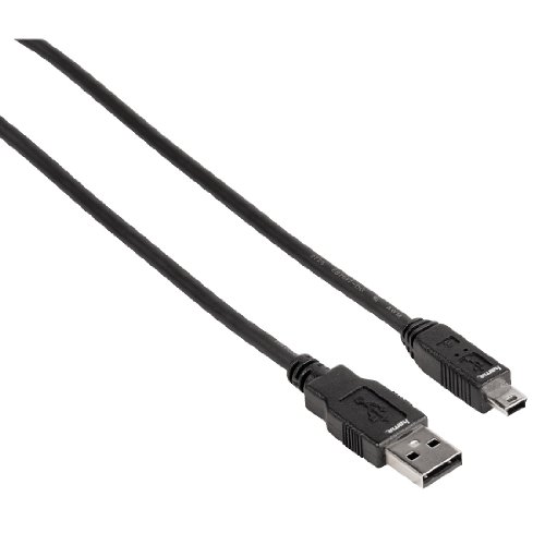 Hama USB 2.0 Cable USB-A Plug - mini USB-B Plug (B 5Pin), 1.8 m