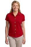 Ladies Button-Front Sport Shirt