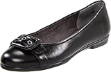 IMAGE OF Aerosoles Women's Becade Ballet Flat,Black Leather,9.5 W US