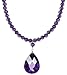 Sterling Silver Clasp 4mm Amethyst Bead with title=